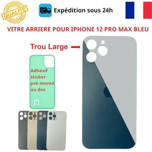 Vitre arrière iPhone 11 Pro Max Gris sidéral (Grand trou) (Neuf avec