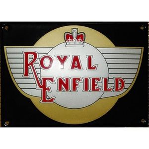 G/én/érique Badge Royal Enfield en /émail