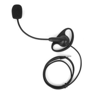 INTERPHONE - VISIOPHONE EBTOOLS Écouteur talkie-walkie 3,5 mm Écouteur radio bidirectionnel à crochet d'oreille casque d'interphone filaire Bluetooth