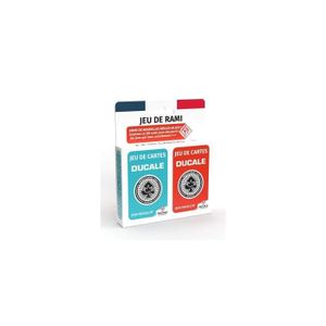 CARTES DE JEU Pack de 2 Jeux de 54 cartes a jouer bleu/rouge - C