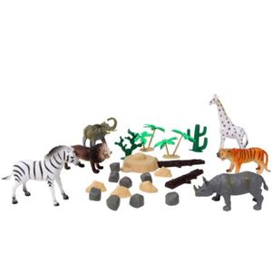 Poupée d'animaux sauvages de belle facture, jouets de figurines d'animaux,  animal de Zoo émulatoire pour les vacances de cadeaux - Cdiscount