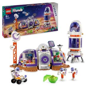 ASSEMBLAGE CONSTRUCTION LEGO® 42605 Friends La Station Spatiale Martienne et la Fusée, Jouet sur l'Espace avec Navette et 4 Figurines d'Astronautes