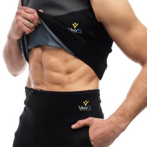 TOP DE SUDATION Débardeur Gilet de sudation Homme VeoFit pour perdre du ventre et sculpter votre corps