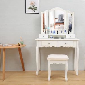 meuble coiffeuse avec miroir et tiroir achat vente pas