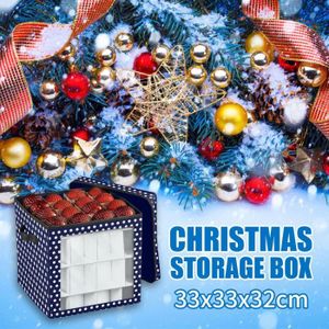 Boîte de rangement pour boules de Noël, 30 x 30 x 15 cm, Home Styling  Collection
