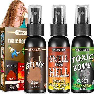 Spray Puant 90ml Ultra Puissant - Bombe à Pets Pour Farces, Poisson D'Avril, Halloween Et Soirées Entre Amis