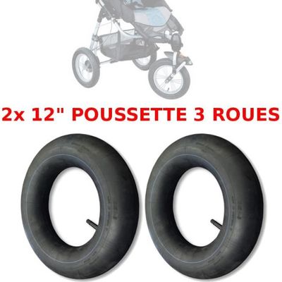 Lot 3 Chambres à Air 270x47-203 - Compatible Poussette Jané Slalom Pro, Bugaboo Donkey
