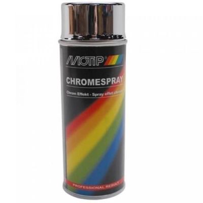 Bombe peinture chrome - effet miroir en spray