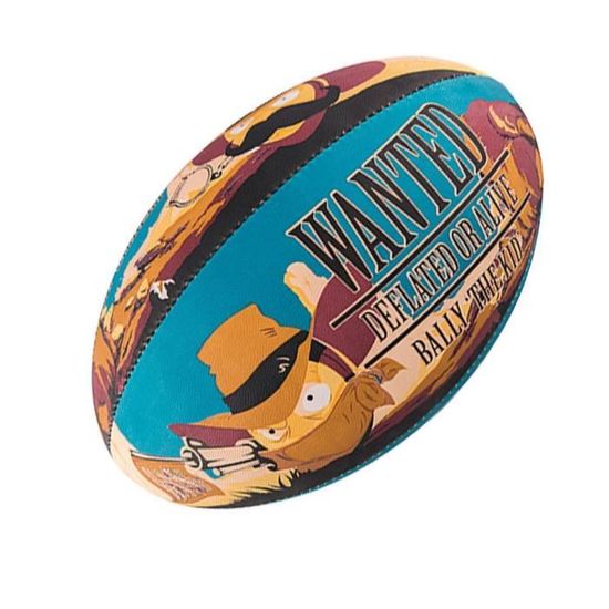 Gilbert Halloween Rugby Ball - Size 5 Scary Design With Trick Or Treat Graphics For Haunted Sports