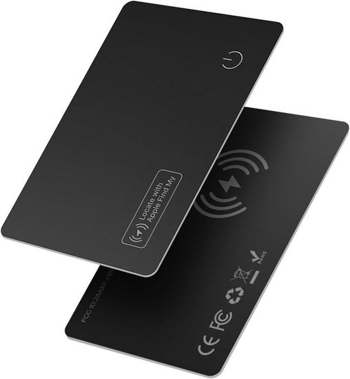Tracker GPS Pour Portefeuille Android - Rechargeable Sans Fil, étanche IP68 - Compatible Google Find My Device