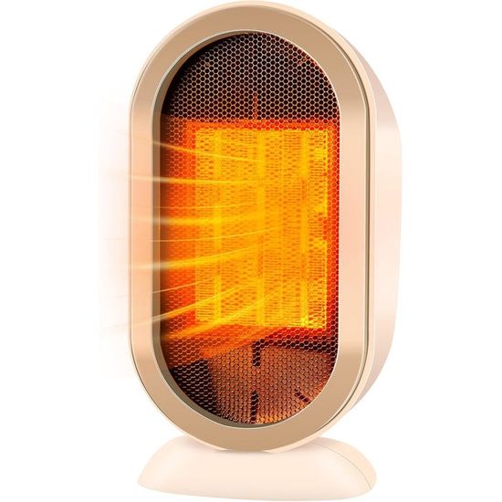 Chauffage D'Appoint 1200w, Mini Chauffage Electrique Radiateur