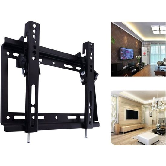 Support TV Mural One For All Orientable Inclinable - 32 à 84 Pouces (81-213 Cm), VESA 600x400