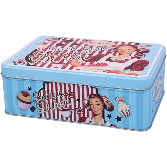 BELLE VOUS Boîtes à Biscuits De Noël En Métal Forme Pull - Lot De 3 Avec Couvercle