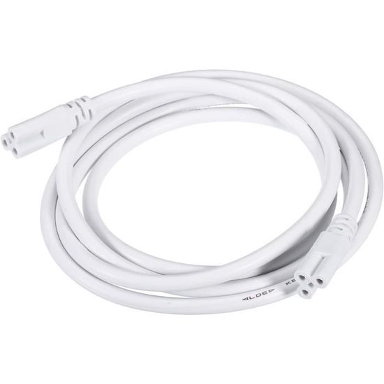 Connecteur Câble LED T5/T8 2 Broches - 30cm - Mâle/Femelle - Uxcell - Lot De 2