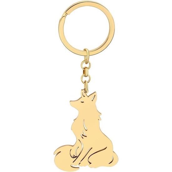 Porte-clés Queue De Renard En Fausse Fourrure - 40 Cm, Doux, Avec Mousqueton, Pour Sac à Dos Ou Cosplay - 3