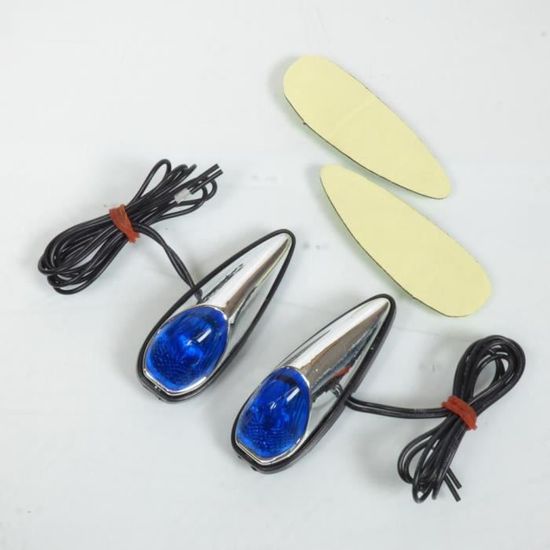 Clignotants LED Moto 2 Pièces - Ampoule Ambre 12V - Taille 6x2,5 Cm - Étancher Résistant - Pour Remplacement Sur La Plupart Des Motos