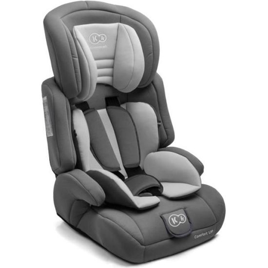 KINDERKRAFT Siège auto évolutif Comfort up Gr 123 - 9 à 36kg - Gris