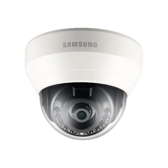 Samsung WiseNet Lite SND-L6013R Caméra de surveillance réseau dôme couleur (Jour et nuit) 2,2 MP 1920 x 1080 Focale fixe audio…