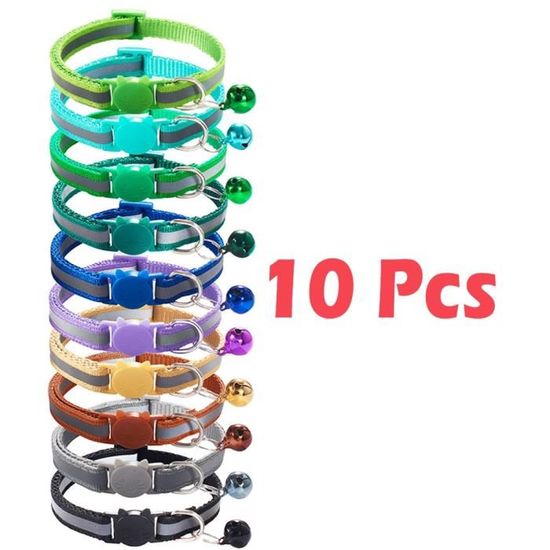 3 Colliers De Sécurité à Griffes Rotatifs 360° - 17.4x2 Cm, Pour Harnais Et Laisse De Chien