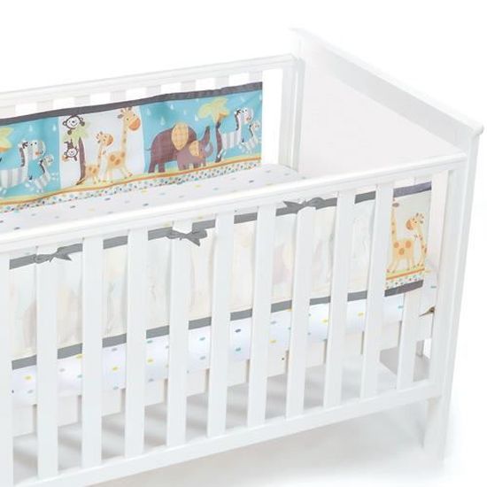 Tour De Lit Respirant Jungle Special Lit Tete Cdiscount Puericulture Eveil Bebe