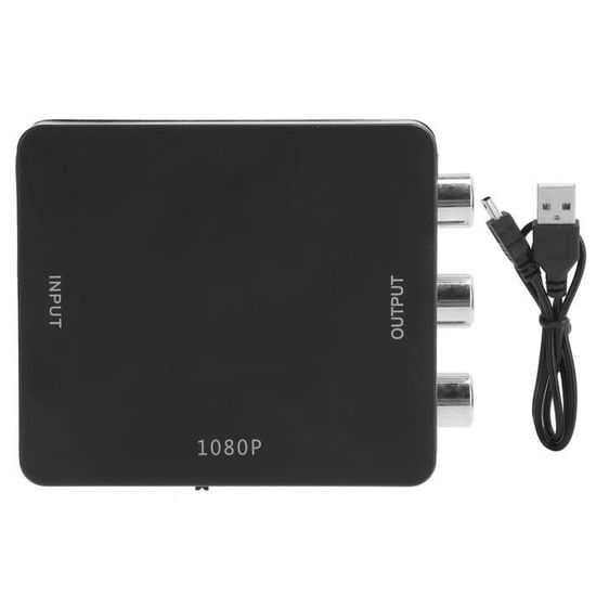 AIFHDAUF Convertisseur HDMI Vers RCA, Adaptateur HDMI Vers RCA Vidéo