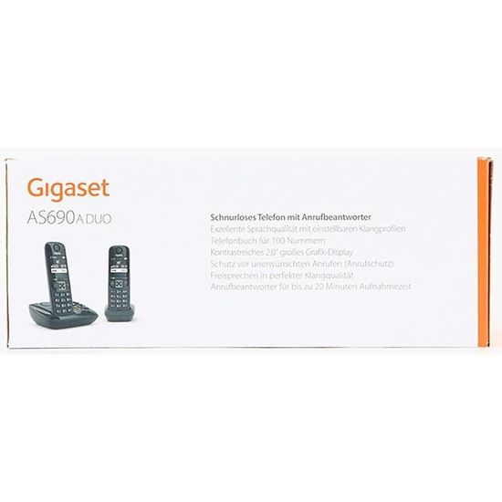 Gigaset AE690A Duo antracite Telefoni fissi