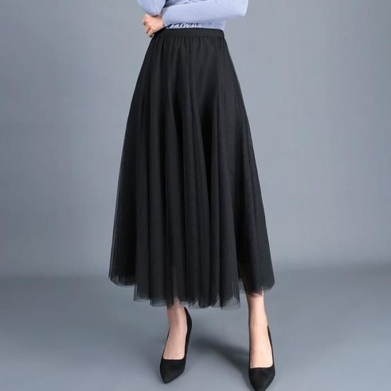 Jupe En Tulle Pour Femme - 4 Couches, Taille Réglable 48-56 Cm - Pour Ballet, Fêtes, Cosplay Et Déguisements - 8