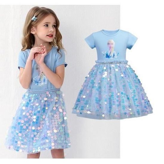 robe elsa enfant