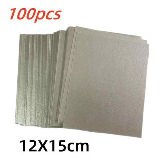 2 Plaques De Mica 200x200x0.2mm Pour Four à Micro-ondes - Pièce De Réparation Résistante à La Chaleur - 9