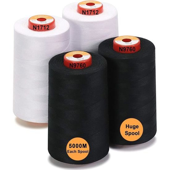 Acheter Bobine De 100m De Fil à Coudre Polyester Blond Sur La Piqueuse