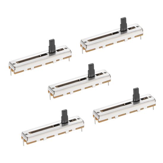 Lot De 5 Potentiomètres Linéaires WH137-2 RV137-2 - 10 KΩ - Pour Montage Encastré