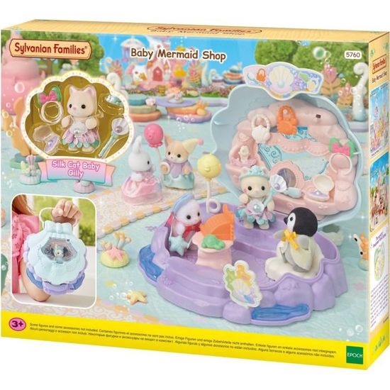 Sylvanian Families – Set Salle De Bain Avec +20 Accessoires – Maison De Poupée Enfant 3 Ans+