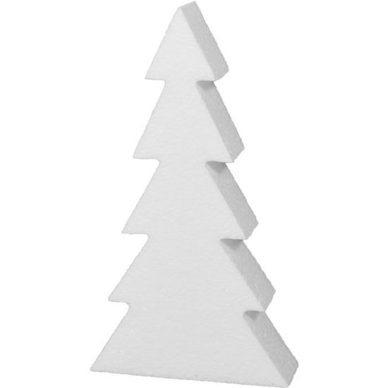 Lot De Sapins De Noël En Polystyrène - Hauteur 15 Cm - Neufs Pour Décorations DIY