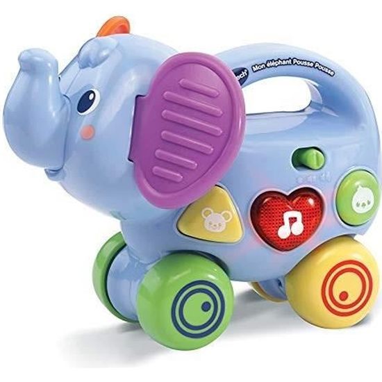 Vtech Baby Mon Elephant Pousse Pousse Cdiscount Jeux Jouets