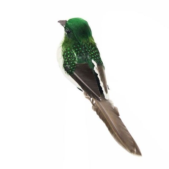 REFURBISHHOUSE Oiseau Artificielle Plumes Figurine en Plastique Paysage