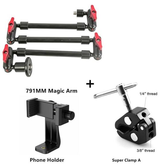 Bras Articulé En Aluminium GoMountz Pour Fixer Votre GoPro Montage Flexible 411945