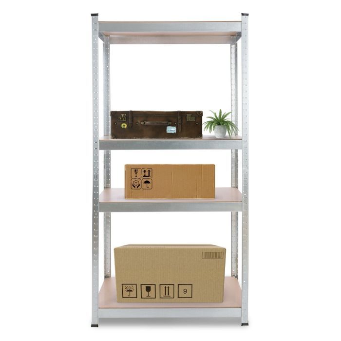 Arebos Étagère Charge Lourde Metallique Rangement Objets Lourds 80 x 40 x 160 cm 320 kg