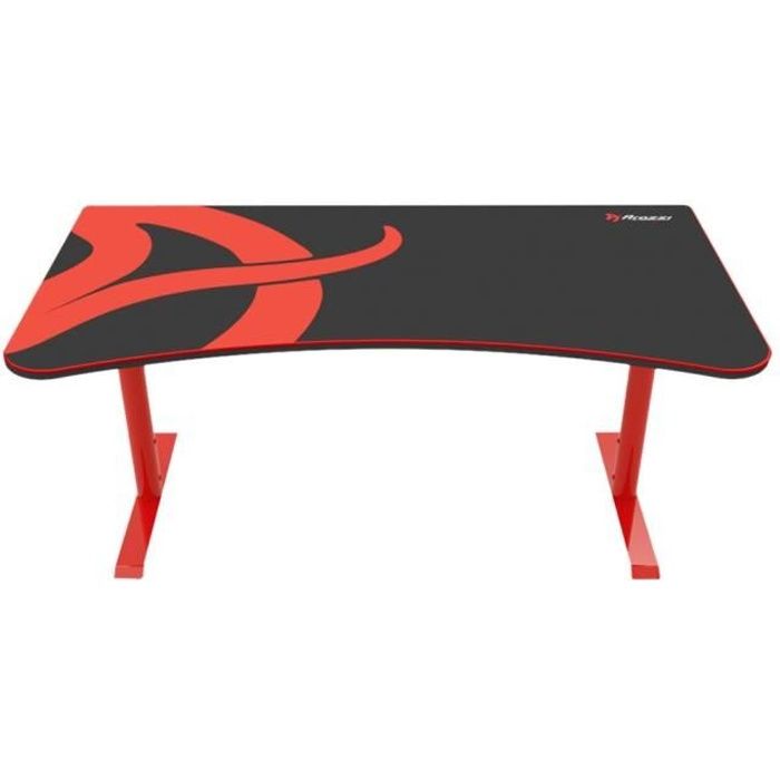 Arozzi Arena Table gaming incurvé rouge