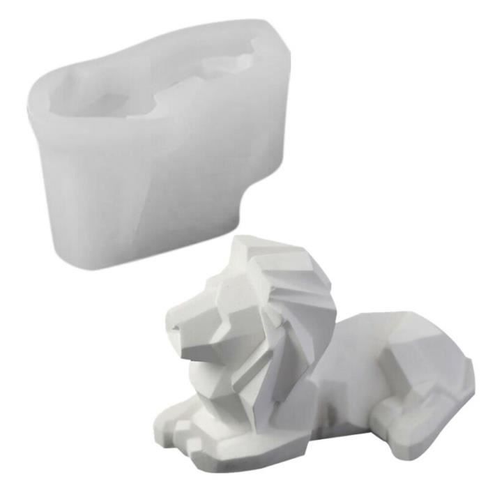 Moule de lion ornement géométrique en Silicone faisant bricolage décoration