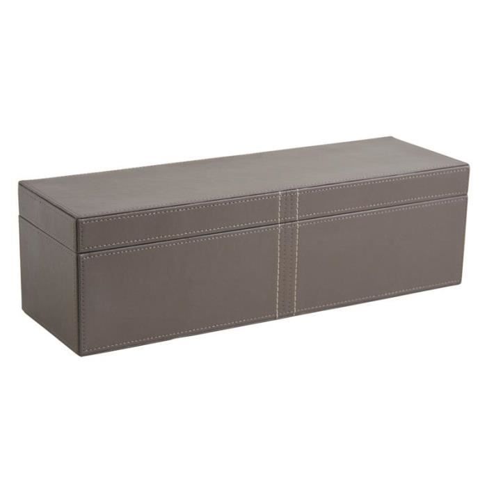Coffret à bouteille en simili cuir