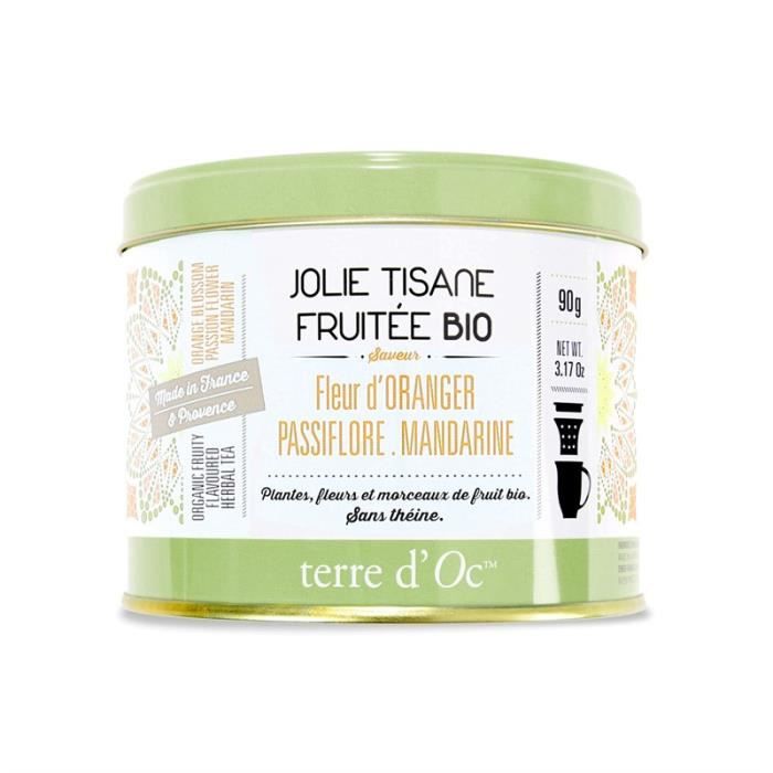 Tisane bio fleur d'oranger, mandarine