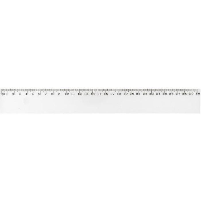 TRACAGE PLASTIQUE REGLE PLATE 50 cm