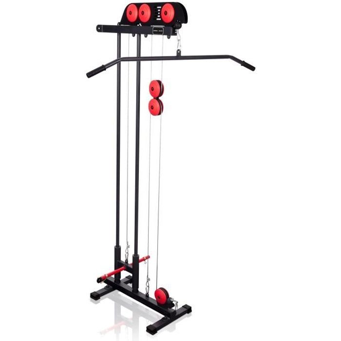 Marbo Sport lat pulldown pour montage mural tour de câble multi-gym MS-W103 Made in EU