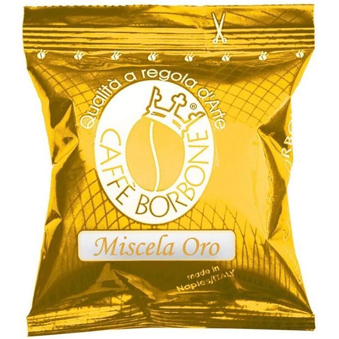 100 CAPSULE CAFFE BORBONE MISCELA ORO 36 MM ESPRESSO POINT