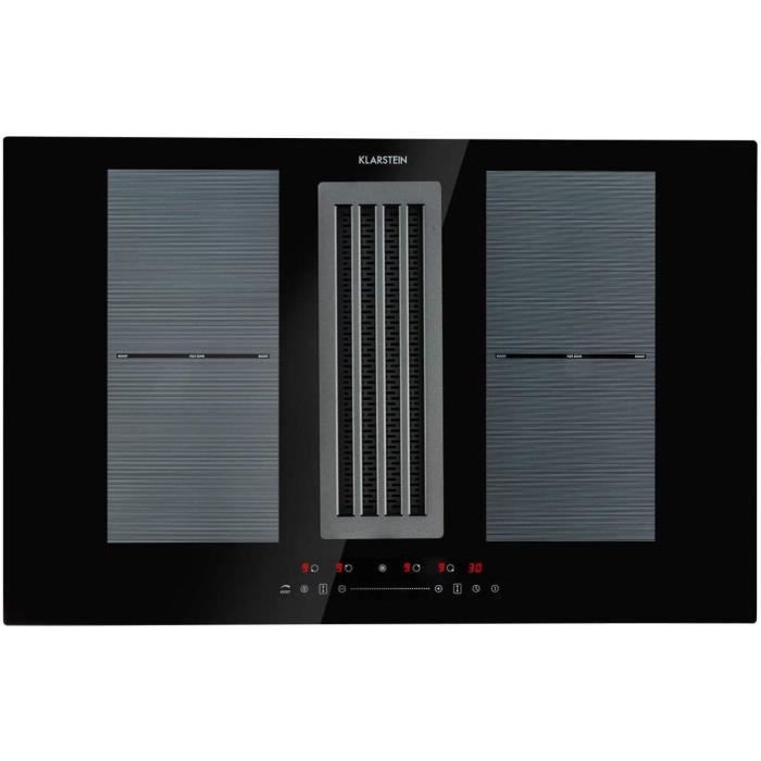 Table de cuisson Full House DownAir Plaque de cuisson à induction avec hotte aspirante, Hotte aspirante, Encastrable, 77cm61