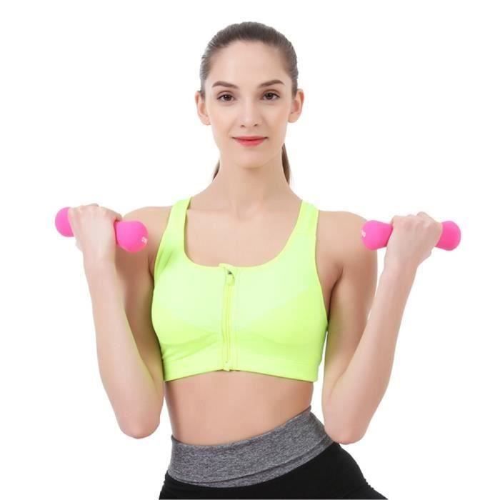Mesdames 1 kg haltère équipement de fitness poids haltère perte de poids exercice de remise en forme poids haltère COSKF23099
