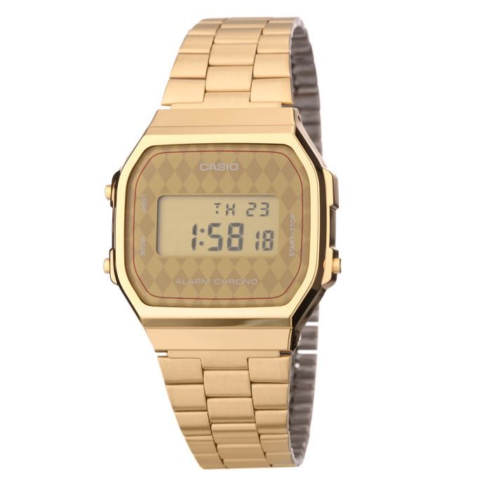 CASIO Montre Quartz Chronographe A168WG9BWEF Mixte