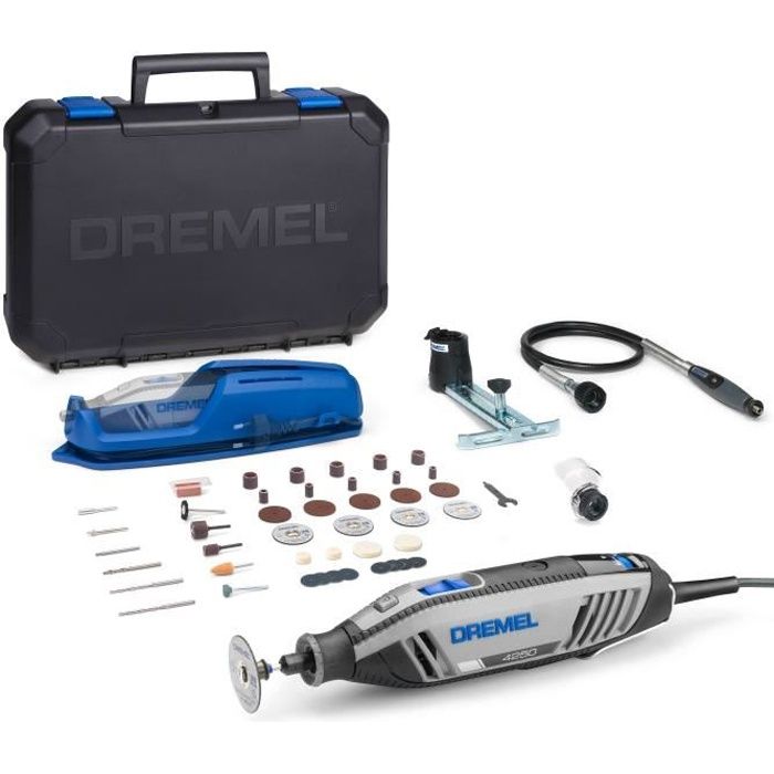 Outil multifonctions 175W Dremel 4250-3/45 (livré avec 45 accessoires +