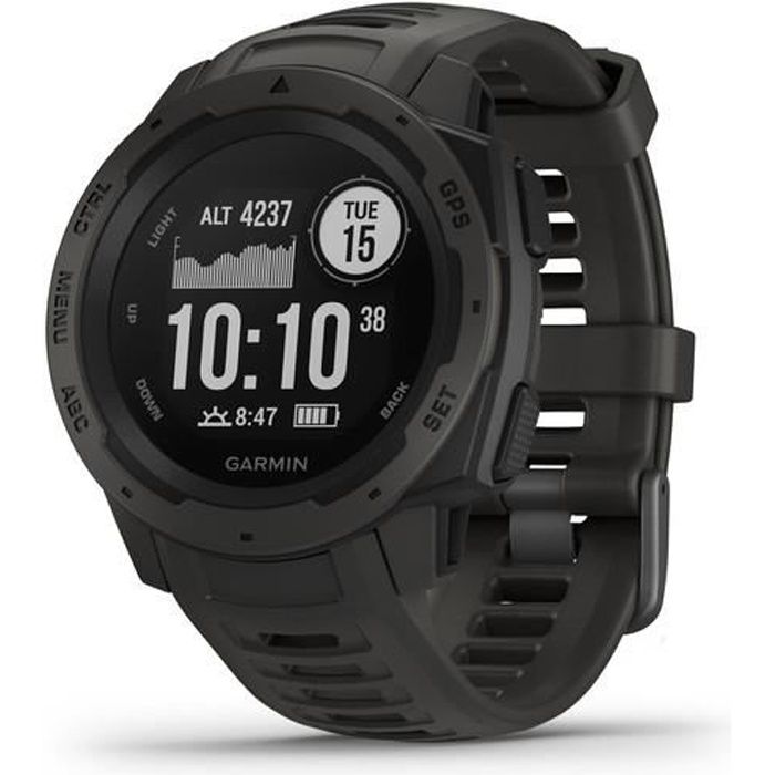 Garmin Instinct® - Montre GPS robuste - Graphite Gray