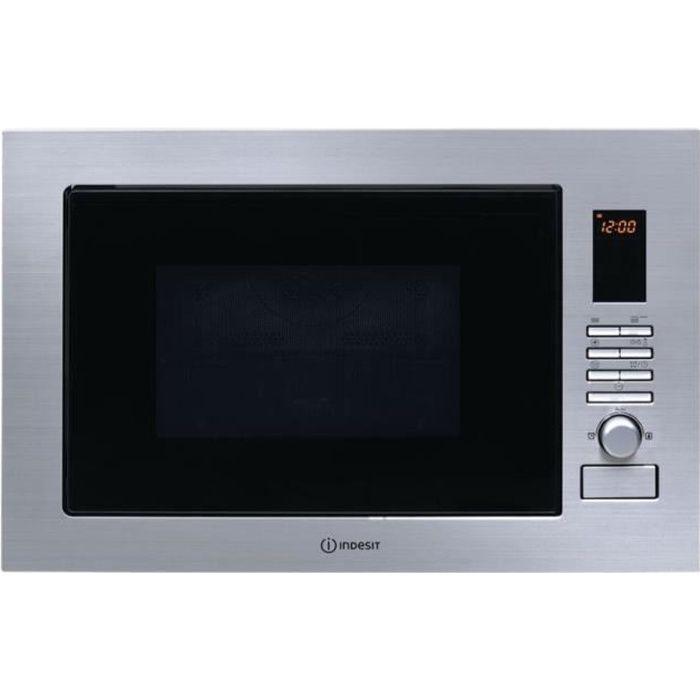 Indesit MWI 222.2 X Four micro-ondes combiné grill intégrable 25 litres 900 Watt inox